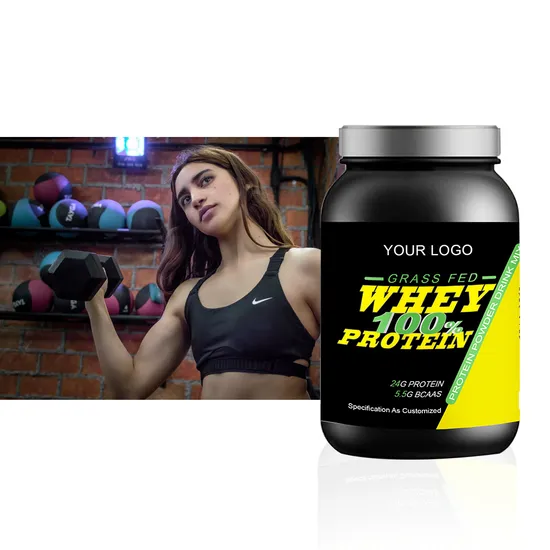 Proteine del siero del latte in polvere OEM Premium Body Nutrition Nuovo sapore migliorato Integratore Allenamento Uomo Donna Frullato Bevanda